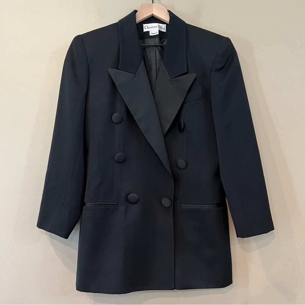 Dior Black Double-Breasted Blazer